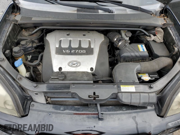 2006 Hyundai Tucson GLS with VIN KM8JN72D36U450513, listed as a Copart auction lot 53884005 with 158,841 mi miles and Clean Title. Bid and sale history available at carsss.com. Image 12.