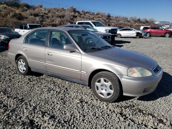 2000 Honda Civic EX with VIN 2HGEJ8643YH519550, listed as a Copart auction lot 42168705 with 155,786 mi miles and Clean Title. Bid and sale history available at carsss.com. Image 4.