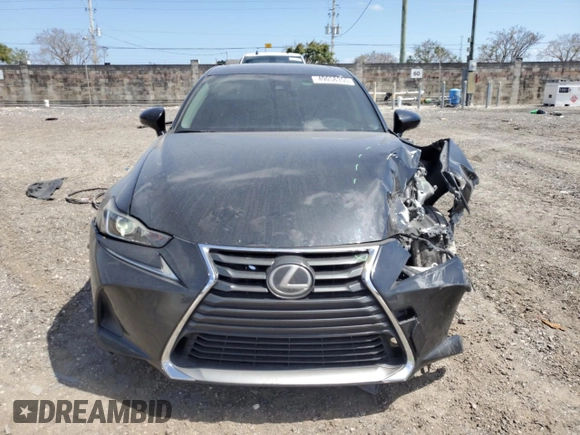 2017 Lexus IS with VIN JTHBA1D2XH5041059, listed as a Copart auction lot 49058355 with 96,955 mi miles and Salvage Title. Bid and sale history available at carsss.com. Image 5.