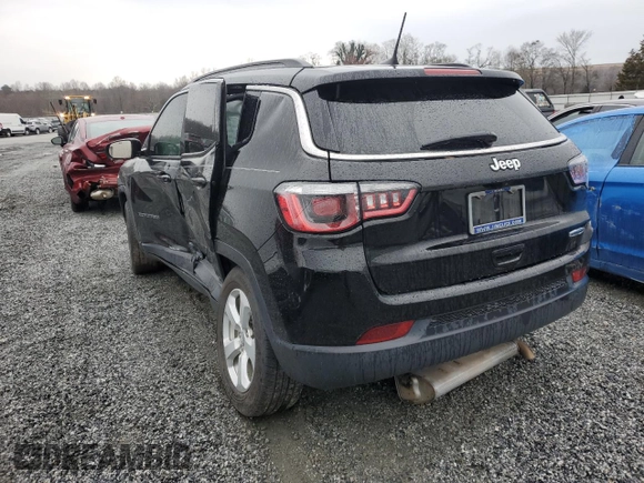 2020 Jeep Compass Latitude with VIN 3C4NJCBBXLT153012, listed as a Copart auction lot 48601875 with 60,850 mi miles and Salvage Title. Bid and sale history available at carsss.com. Image 2.