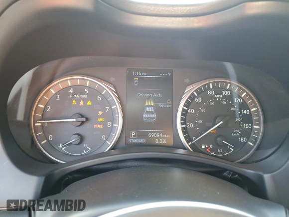 2020 Infiniti Q50 Sport z VIN JN1EV7AP7LM201180, wystawiony jako Copart lot #57752565 z przebiegiem 69 094 mil mil oraz Nie do naprawy • Non repairable. Historia ofert i sprzedaży dostępna na DreamBid. Obrazek 9.