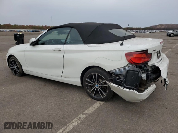 2020 BMW 2 Series 230i xDrive with VIN WBA2K1C08L7F93803, listed as a Copart auction lot 78156664 with 76,814 mi miles and Salvage Title. Bid and sale history available at carsss.com. Image 2.