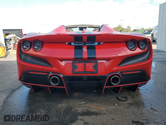 2022 Ferrari F8 с VIN ZFF93LMAXN0275841, выставлен на аукционе Copart как лот 73758724 с пробегом Не указан миль и Списание • Salvage title. История ставок и продаж доступна на DreamBid. Изображение 6.
