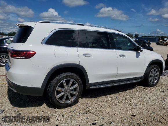 2020 Mercedes-Benz GLS 450 with VIN 4JGFF5KE3LA212870, listed as a Copart auction lot 60839094 with 27,549 mi miles and Salvage Title. Bid and sale history available at DreamBid. Image 3.