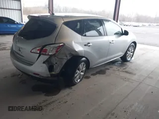2013 Nissan Murano SL with VIN JN8AZ1MUXDW213784, listed as a IAAI auction lot 41858360 with 89,829 mi miles. Bid and sale history available at carsss.com. Image 4.