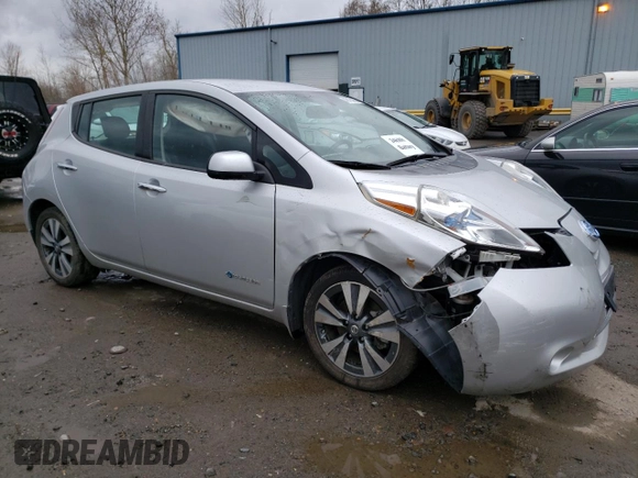 2017 Nissan LEAF SL with VIN 1N4BZ0CP0HC304470, listed as a Copart auction lot 46133353 with 51,759 mi miles. Bid and sale history available at carsss.com. Image 4.