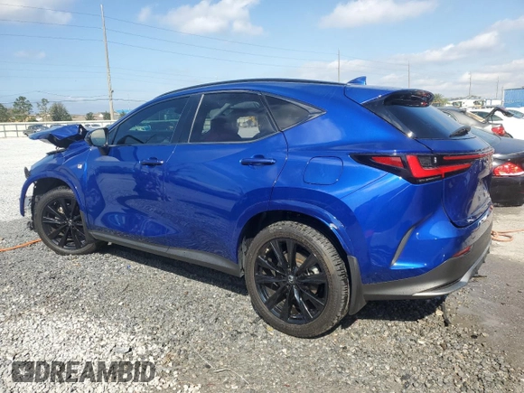 2022 Lexus NX with VIN JTJKGCEZ5N2004812, listed as a Copart auction lot 44496485 with 35,855 mi miles and Non Repairable. Bid and sale history available at carsss.com. Image 2.