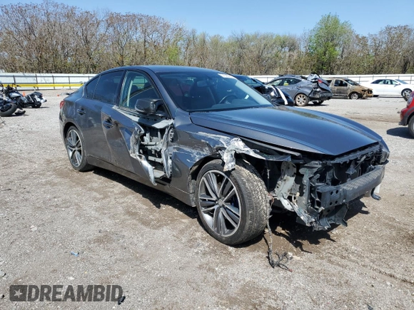 2015 Infiniti Q50 Premium с VIN JN1BV7AP7FM331161, выставлен на аукционе Copart как лот 51585935 с пробегом 151 709 миль миль и Списание • Salvage title. История ставок и продаж доступна на DreamBid. Изображение 4.