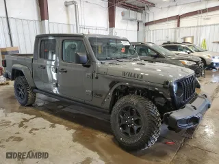 2021 Jeep Gladiator Willys with VIN 1C6HJTAG7ML583921, listed as a Copart auction lot 50399525 with 18,869 mi miles and Non Repairable. Bid and sale history available at carsss.com. Image 4.