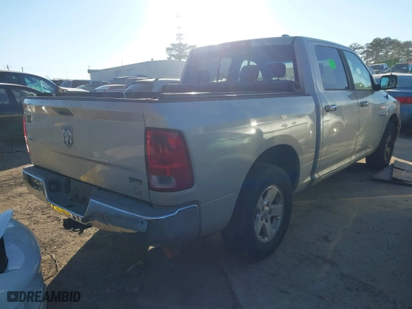 2010 Dodge Ram 1500 SLT with VIN 1D7RB1CP7AS184820, listed as a IAAI auction lot 41338962 with 291,387 mi miles. Bid and sale history available at carsss.com. Image 4.