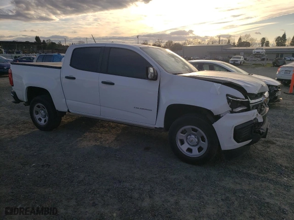 2021 Chevrolet Colorado 2WD Work Truck with VIN 1GCGSBEA0M1274529, listed as a Copart auction lot 46441155 with 30,612 mi miles and Clean Title. Bid and sale history available at carsss.com. Image 4.