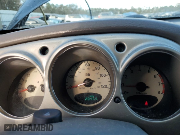 2004 Chrysler PT Cruiser with VIN 3C4FY48B54T204611, listed as a Copart auction lot 77319134 with 20,469 mi miles and Salvage Title. Bid and sale history available at DreamBid. Image 9.