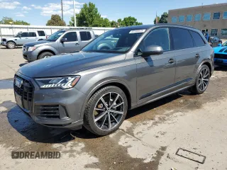 2020 Audi Q7 Prestige with VIN WA1VXAF71LD003878, listed as a Copart auction lot 60166025 with 34,093 mi miles and Salvage title. Bid and sale history available at DreamBid. Image 1.
