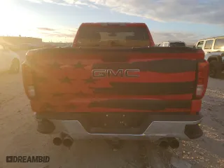 2020 GMC Sierra 1500 SLE with VIN 1GTR9BED7LZ358085, listed as a Copart auction lot 87418044 with 155,643 mi miles and Salvage Title. Bid and sale history available at carsss.com. Image 6.
