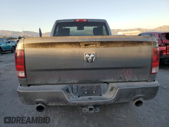 2013 Ram 1500 Express with VIN 3C6JR6AT8DG545992, listed as a Copart auction lot 43581895 with 109,461 mi miles and Salvage title. Bid and sale history available at DreamBid. Image 6.