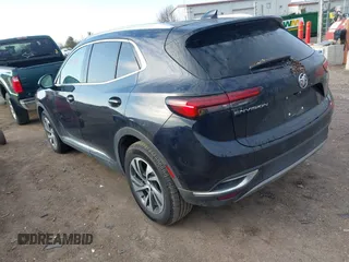 2021 Buick Envision Essence with VIN LRBFZNR43MD085335, listed as a IAAI auction lot 41967870 with 74,323 mi miles. Bid and sale history available at carsss.com. Image 3.