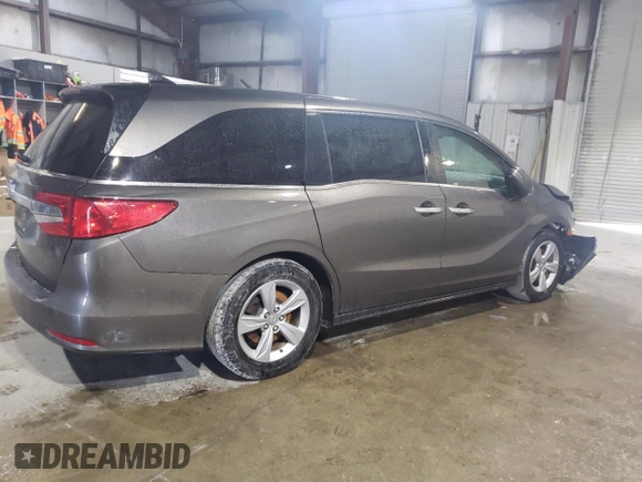 2020 Honda Odyssey EX with VIN 5FNRL6H51LB004114, listed as a Copart auction lot 46118975 with 87,542 mi miles and Non repairable. Bid and sale history available at DreamBid. Image 3.