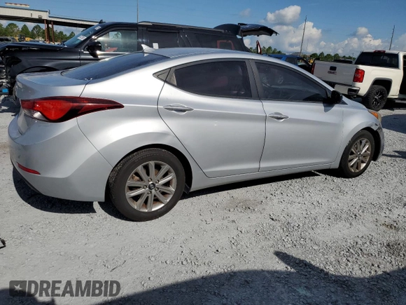 2014 Hyundai Elantra SE with VIN 5NPDH4AEXEH481154, listed as a Copart auction lot 63618325 with 113,439 mi miles and Salvage title. Bid and sale history available at DreamBid. Image 3.