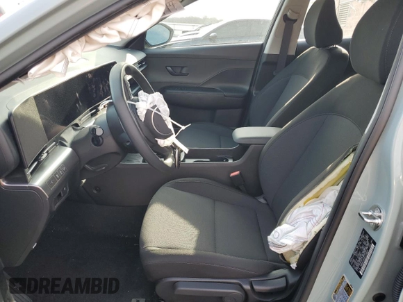 2025 Hyundai Kona SE with VIN KM8HACAB0SU193825, listed as a Copart auction lot 47558805 with 0 mi miles and Salvage Title. Bid and sale history available at carsss.com. Image 7.