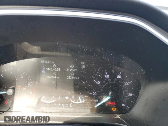2020 Ford Escape SEL with VIN 1FMCU0H67LUA83171, listed as a Copart auction lot 48635705 with 58,413 mi miles and Salvage Title. Bid and sale history available at carsss.com. Image 9.