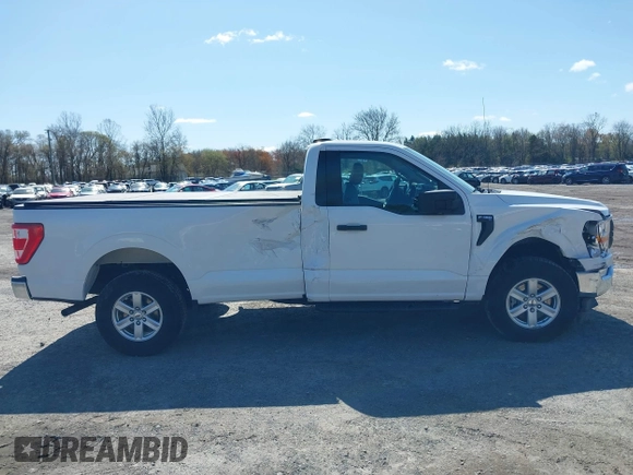 2021 Ford F-150 XL with VIN 1FTMF1EB8MKD78836, listed as a IAAI auction lot 41960797 with 57,461 mi miles. Bid and sale history available at carsss.com. Image 13.