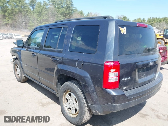 2014 Jeep Patriot Sport with VIN 1C4NJRBB8ED778620, listed as a IAAI auction lot 42021020 with 140,736 mi miles. Bid and sale history available at carsss.com. Image 3.