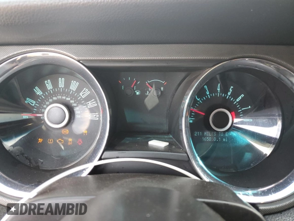 2013 Ford Mustang V6 with VIN 1ZVBP8AM3D5214085, listed as a Copart auction lot 56523095 with 165,050 mi miles and Salvage title. Bid and sale history available at DreamBid. Image 9.