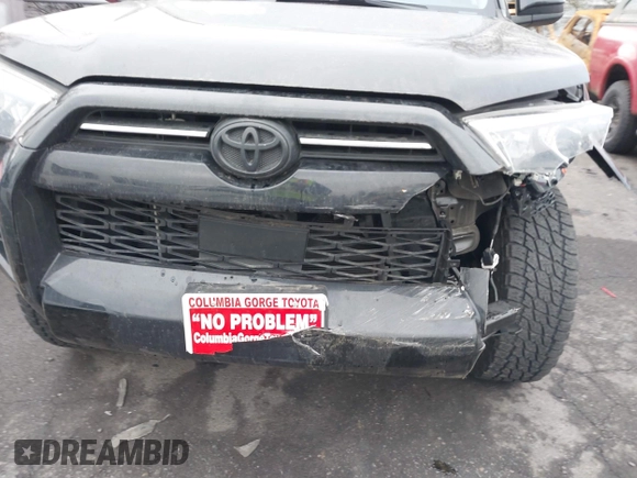 2021 Toyota 4Runner SR5 with VIN JTEMU5JR6M5855676, listed as a IAAI auction lot 41313015 with 101,078 mi miles and . Bid and sale history available at DreamBid. Image 19.