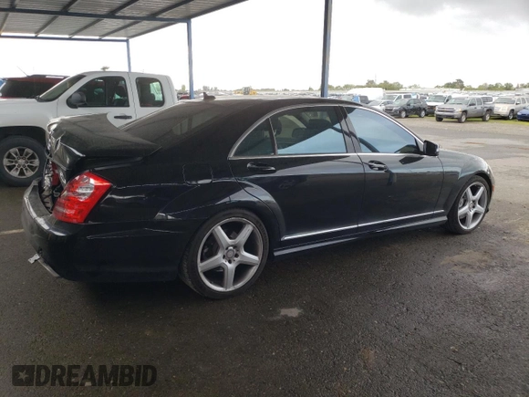 2011 Mercedes-Benz S 550 with VIN WDDNG7BB3BA405605, listed as a Copart auction lot 51168365 with 109,428 mi miles and Salvage Title. Bid and sale history available at DreamBid. Image 3.
