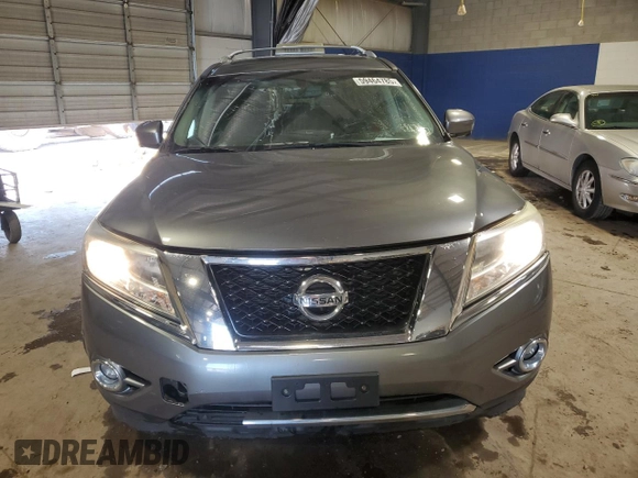 2015 Nissan Pathfinder SV z VIN 5N1AR2MMXFC709279, wystawiony jako Copart lot #59464785 z przebiegiem 92 343 mil mil oraz Szkoda całkowita • Salvage title. Historia ofert i sprzedaży dostępna na DreamBid. Obrazek 5.