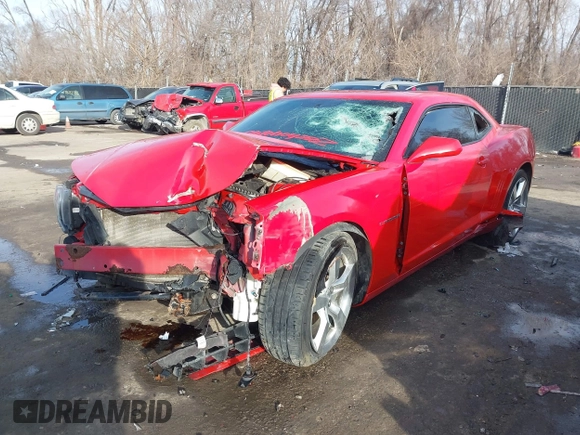 2013 Chevrolet Camaro LT with VIN 2G1FC1E32D9181648, listed as a IAAI auction lot 41677680 with 132,237 mi miles and . Bid and sale history available at DreamBid. Image 2.
