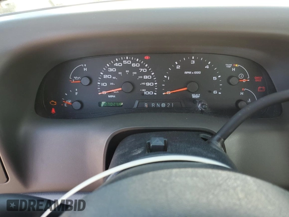 2004 Ford F-250 XL with VIN 1FTNX21L74ED07583, listed as a Copart auction lot 74755474 with 227,029 mi miles and Salvage Title. Bid and sale history available at DreamBid. Image 9.
