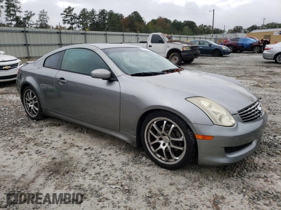 2006 Infiniti G35 Coupe with VIN JNKCV54E26M720966, listed as a Copart auction lot 79300214 with 187,068 mi miles and Salvage Title. Bid and sale history available at carsss.com. Image 4.