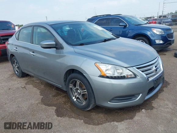 2013 Nissan Sentra S with VIN 3N1AB7AP8DL705773, listed as a IAAI auction lot 41928213 with 62,641 mi miles and . Bid and sale history available at DreamBid. Image 1.