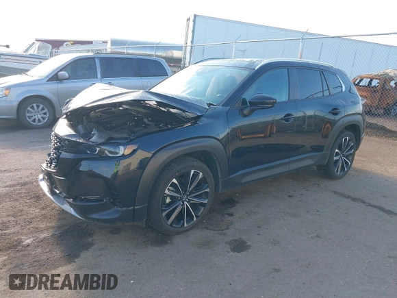 2023 Mazda CX-50 2.5 Turbo with VIN 7MMVABXY9PN154424, listed as a IAAI auction lot 40132755 with 10,620 mi miles. Bid and sale history available at carsss.com. Image 2.