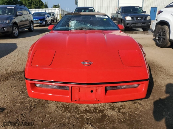 1987 Chevrolet Corvette with VIN 1G1YY3187H5124758, listed as a Copart auction lot 68829344 with 0 mi miles and Non Repairable. Bid and sale history available at carsss.com. Image 5.
