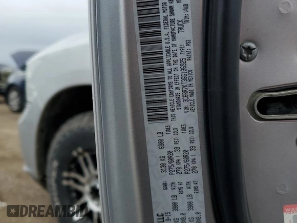2016 Ram 1500 Tradesman с VIN 3C6RR7KT3GG136925, выставлен на аукционе Copart как лот 54539445 с пробегом 132 145 миль миль и Списание • Salvage title. История ставок и продаж доступна на DreamBid. Изображение 12.