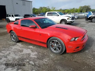 2013 Ford Mustang V6 with VIN 1ZVBP8AM5D5261411, listed as a Copart auction lot 51056685 with 157,730 mi miles and Salvage Title. Bid and sale history available at carsss.com. Image 4.