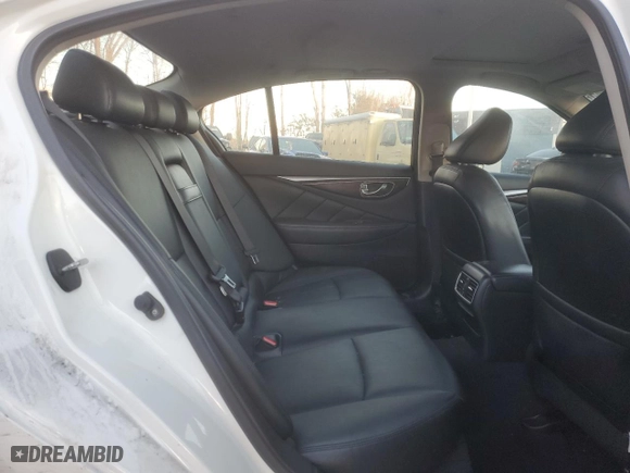 2018 Infiniti Q50 3.0t LUXE with VIN JN1EV7AR4JM442631, listed as a Copart auction lot 43940665 with 128,929 mi miles and Salvage Title. Bid and sale history available at carsss.com. Image 11.