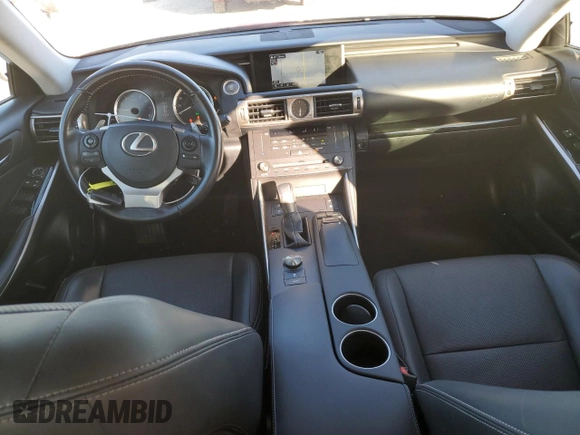 2016 Lexus IS 350 with VIN JTHBE1D27G5024108, listed as a Copart auction lot 43150455 with 54,806 mi miles and Salvage title. Bid and sale history available at DreamBid. Image 8.