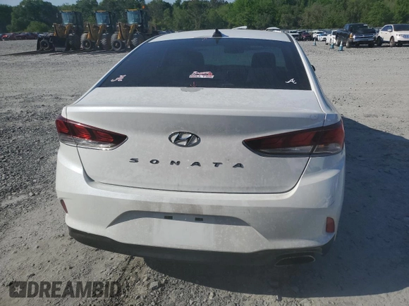 2018 Hyundai Sonata SEL with VIN 5NPE34AF4JH624380, listed as a Copart auction lot 51233365 with 84,520 mi miles and Salvage Title. Bid and sale history available at DreamBid. Image 6.