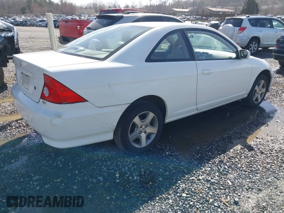 2004 Honda Civic EX with VIN 1HGEM21964L033948, listed as a IAAI auction lot 41733463 with 165,888 mi miles and . Bid and sale history available at DreamBid. Image 4.