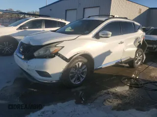 2017 Nissan Murano S with VIN 5N1AZ2MG5HN107942, listed as a Copart auction lot 49474435 with 121,969 mi miles and Salvage Title. Bid and sale history available at carsss.com. Image 1.