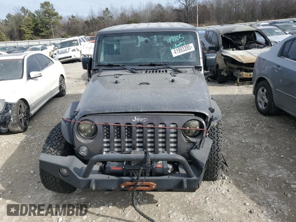 2018 Jeep Wrangler Unlimited Sport with VIN 1C4BJWDG7JL823069, listed as a Copart auction lot 41993395 with 79,434 mi miles and Salvage title. Bid and sale history available at DreamBid. Image 5.