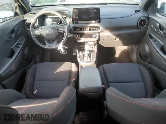 2022 Hyundai Kona N Line with VIN KM8K3CA31NU826992, listed as a Copart auction lot 84766394 with 30,318 mi miles and Salvage Title. Bid and sale history available at carsss.com. Image 8.