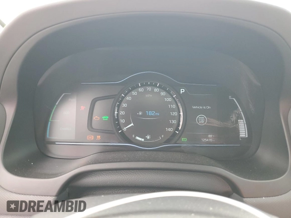 2017 Hyundai Ioniq Limited with VIN KMHC85LCXHU027621, listed as a Copart auction lot 54475795 with 125,470 mi miles and Salvage Title. Bid and sale history available at DreamBid. Image 9.