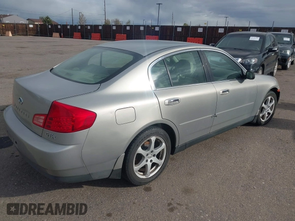 2004 Infiniti G35 w/Leather with VIN JNKCV51F44M700650, listed as a IAAI auction lot 42141678 with 113,634 mi miles and . Bid and sale history available at carsss.com. Image 4.