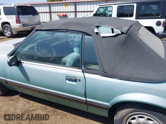 1989 Ford Mustang with VIN 1FABP44A9KF162813, listed as a IAAI auction lot 42194217 with 56,132 mi miles and . Bid and sale history available at DreamBid. Image 6.