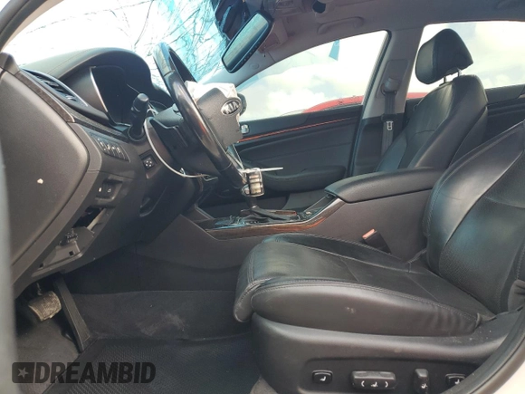 2015 Kia Cadenza Premium with VIN KNALN4D76F5169638, listed as a Copart auction lot 76815524 with 67,611 mi miles and Salvage Title. Bid and sale history available at carsss.com. Image 7.