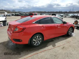 2018 Honda Civic EX with VIN 2HGFC2F7XJH506726, listed as a Copart auction lot 47131355 with 138,263 mi miles and Salvage Title. Bid and sale history available at DreamBid. Image 3.